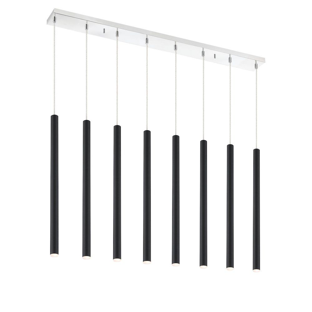 Z-Lite 8 Light Linear Chandelier. Picture 1