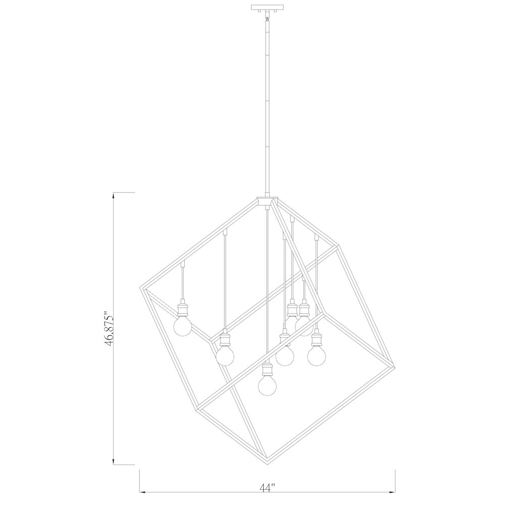 Z-Lite 7 Light Chandelier. Picture 8