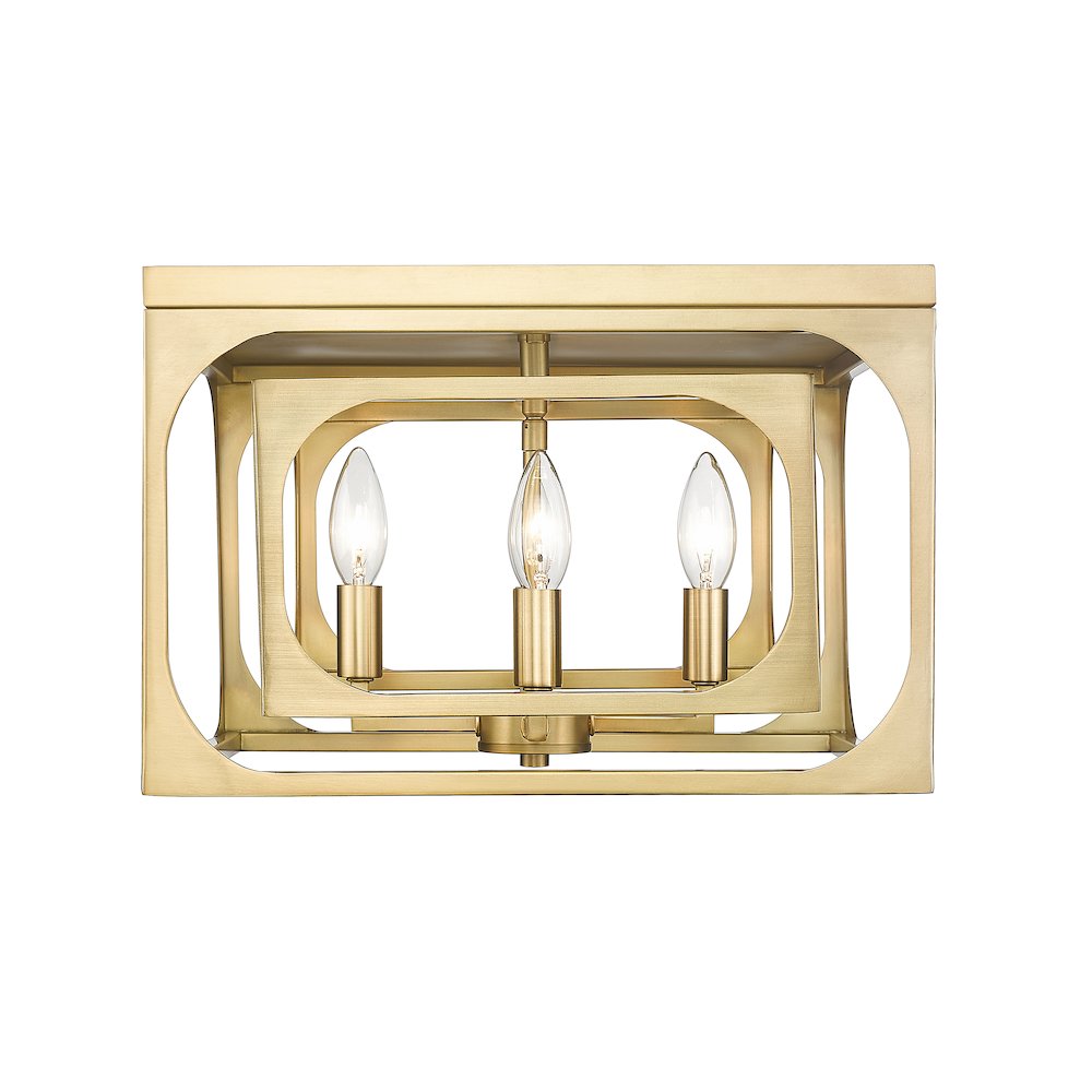 Z-Lite 4 Light Flush Mount. Picture 3