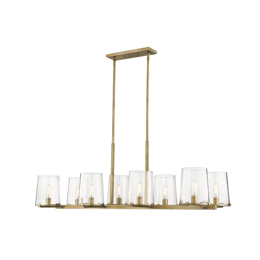 8 Light Linear Chandelier. Picture 3