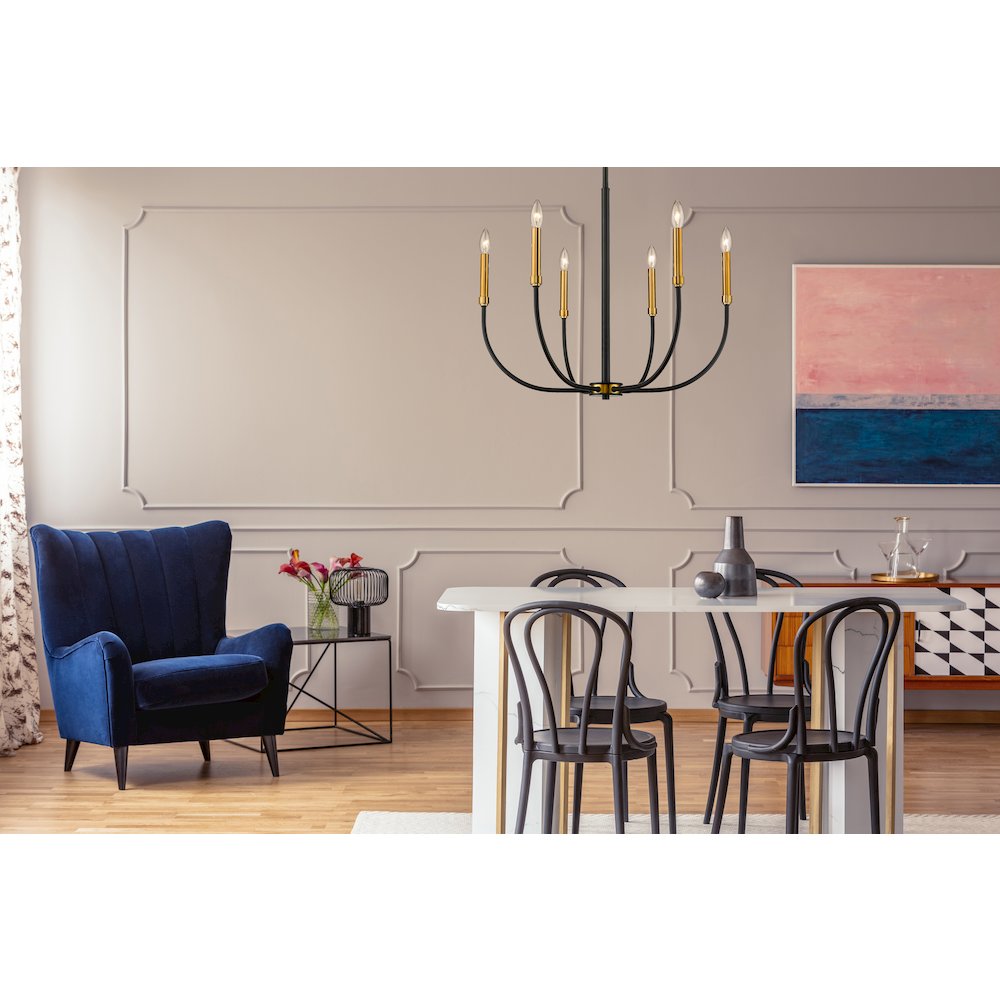 Z-Lite 6 Light Chandelier. Picture 7