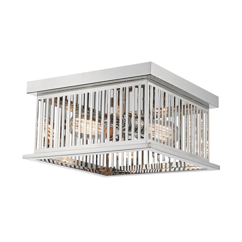 Z-Lite 2 Light Flush Mount. Picture 1