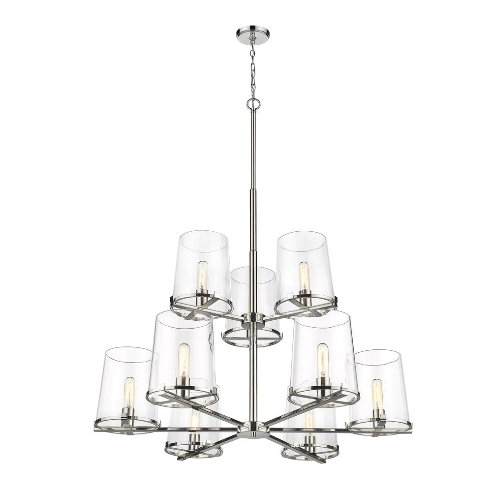 9 Light Chandelier. Picture 3