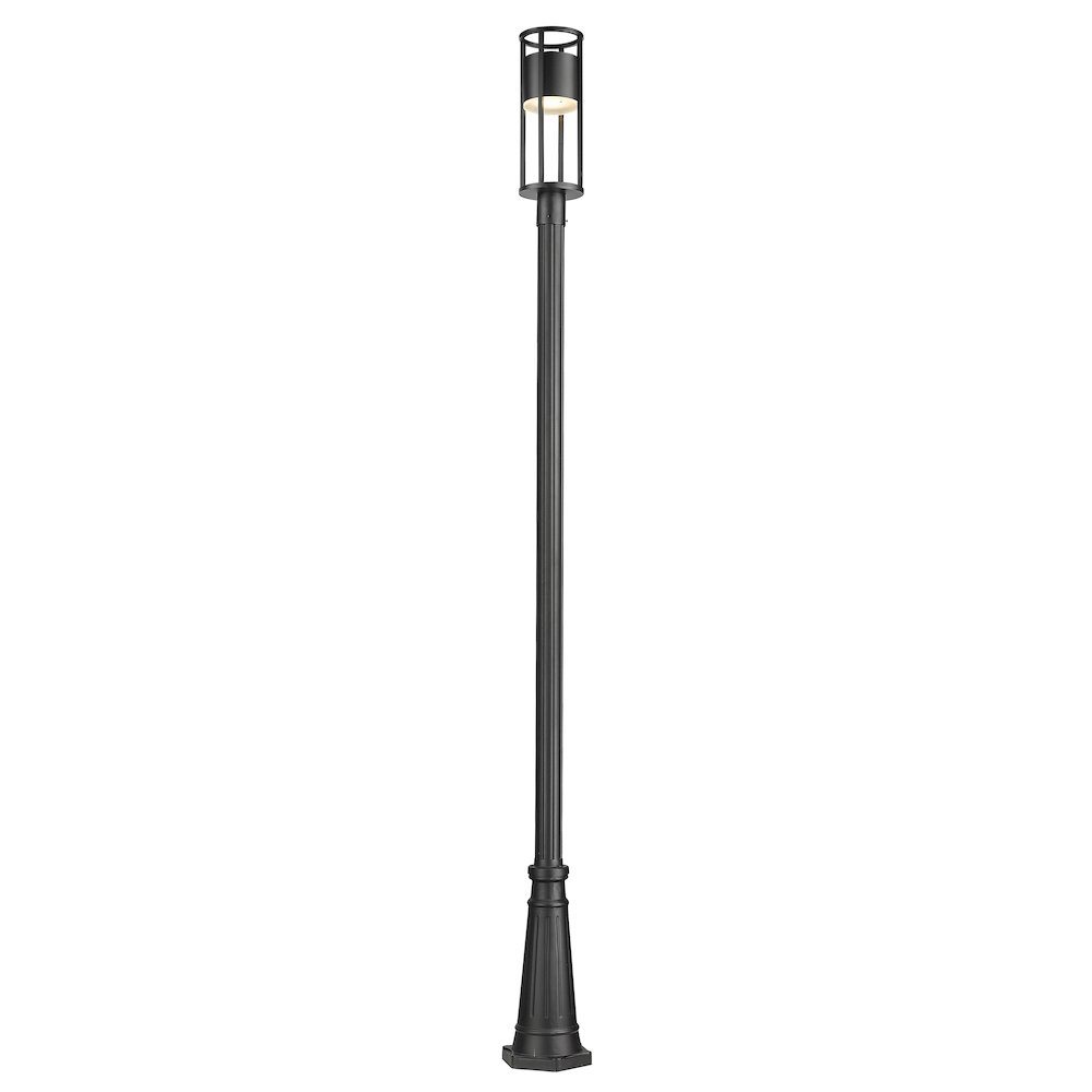 Z-Lite 1 Light Outdoor Post Mounted Fixture. Picture 3