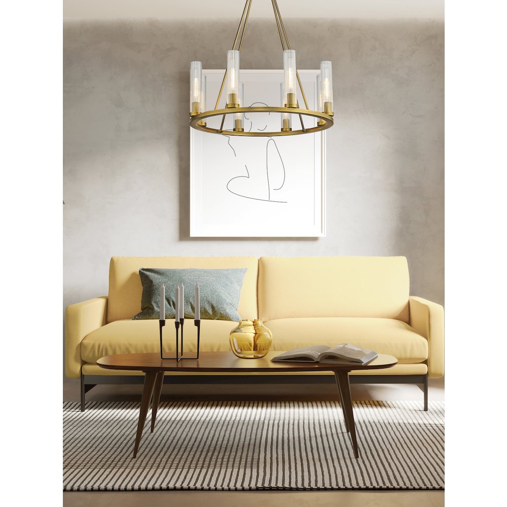 Z-Lite 8 Light Chandelier. Picture 7