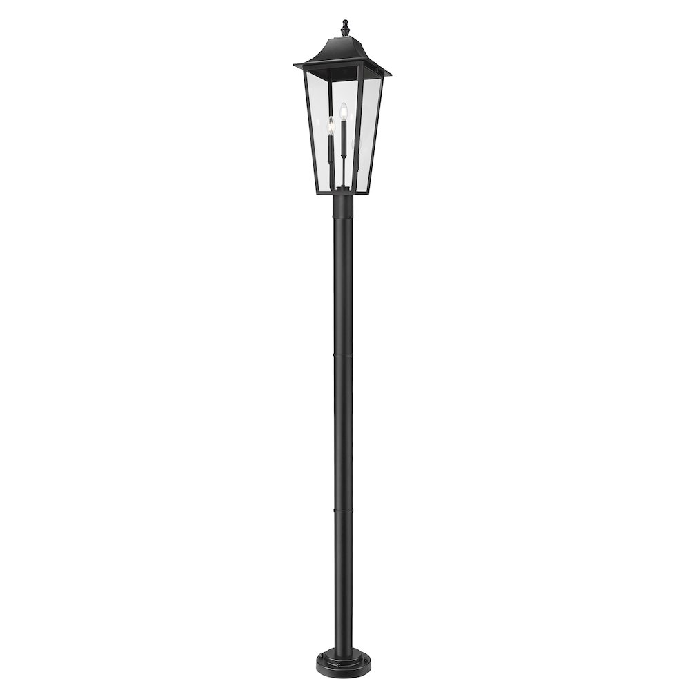 Z-Lite 3 Light Outdoor Post Mount Fixture. Picture 1