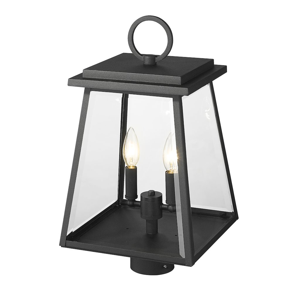 Z-Lite 2 Light Outdoor Post Mount Fixture. Picture 3