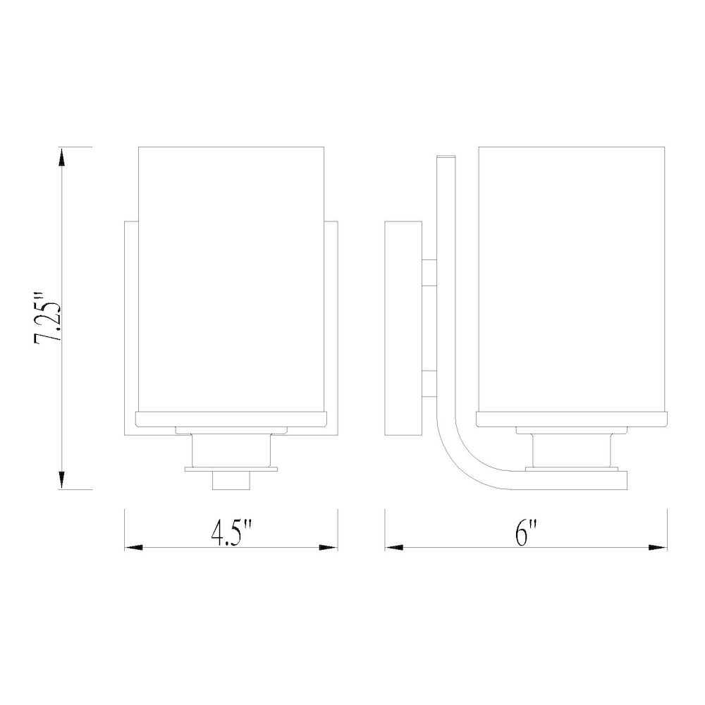Z-Lite 1 Light Wall Sconce. Picture 8