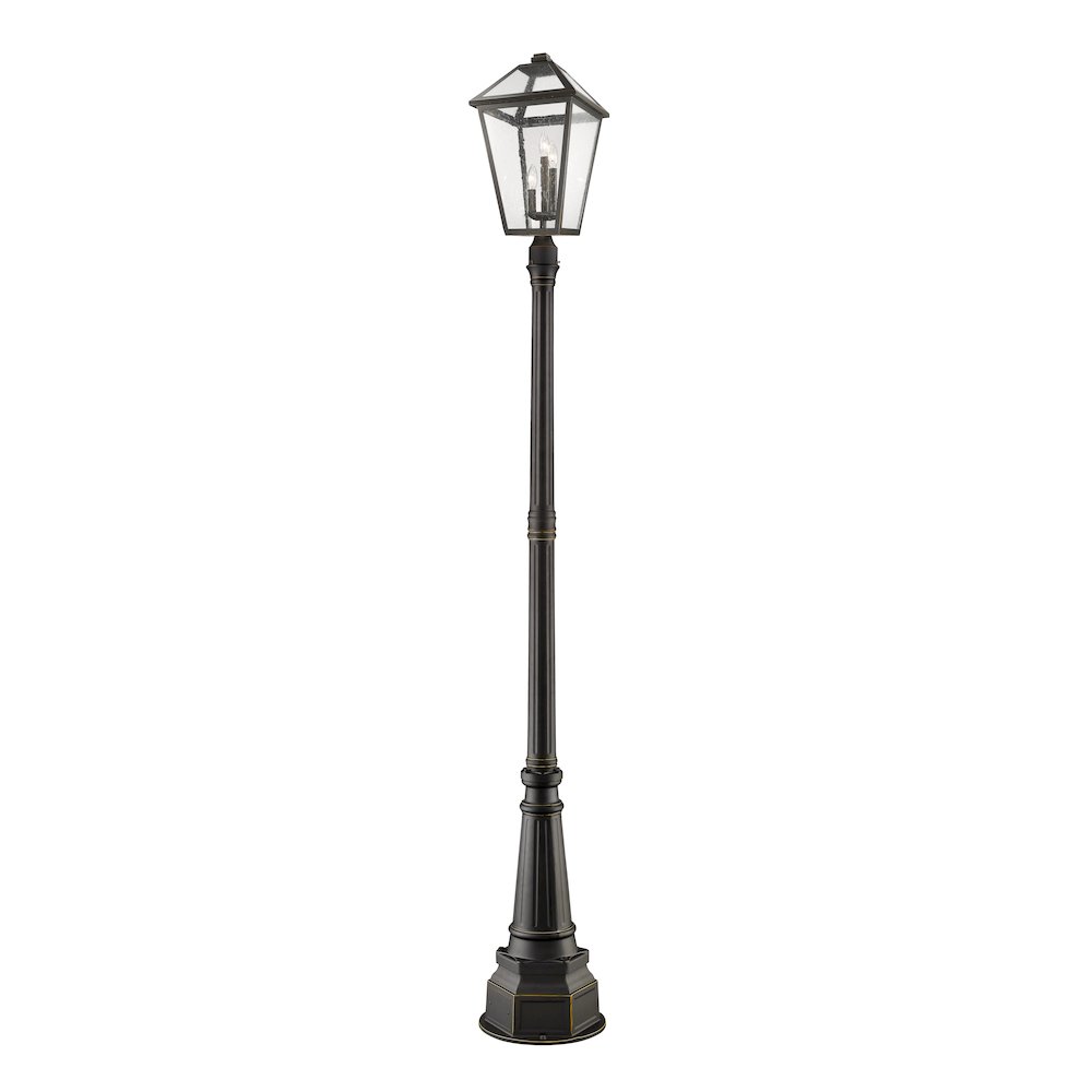 Z-Lite 3 Light Outdoor Post Mounted Fixture. Picture 1