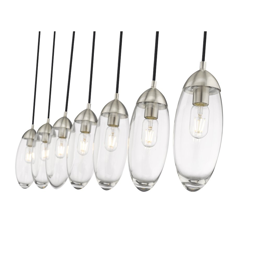 Z-Lite 7 Light Linear Chandelier. Picture 4