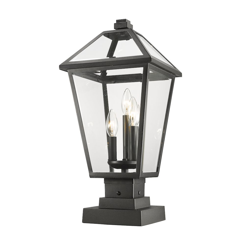 Z-Lite 3 Light Outdoor Pier Mounted Fixture. Picture 2