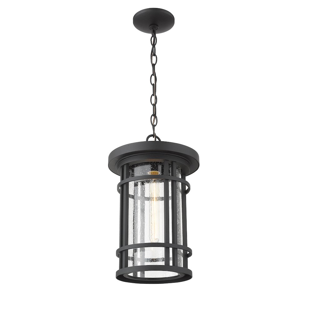 Z-Lite 1 Light Outdoor Chain Mount Ceiling Fixture. Picture 4