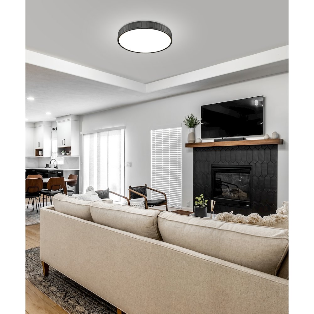 Z-Lite 1 Light Flush Mount. Picture 7