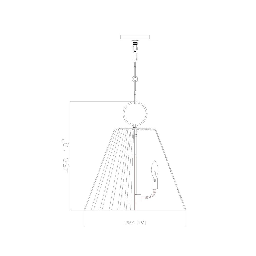 Z-Lite 3 Light Pendant. Picture 8