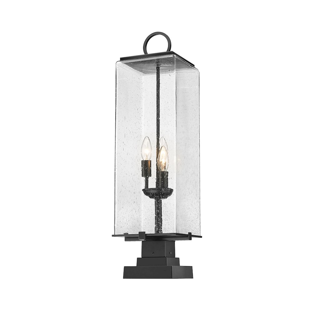 Z-Lite 3 Light Outdoor Pier Mounted Fixture. Picture 2