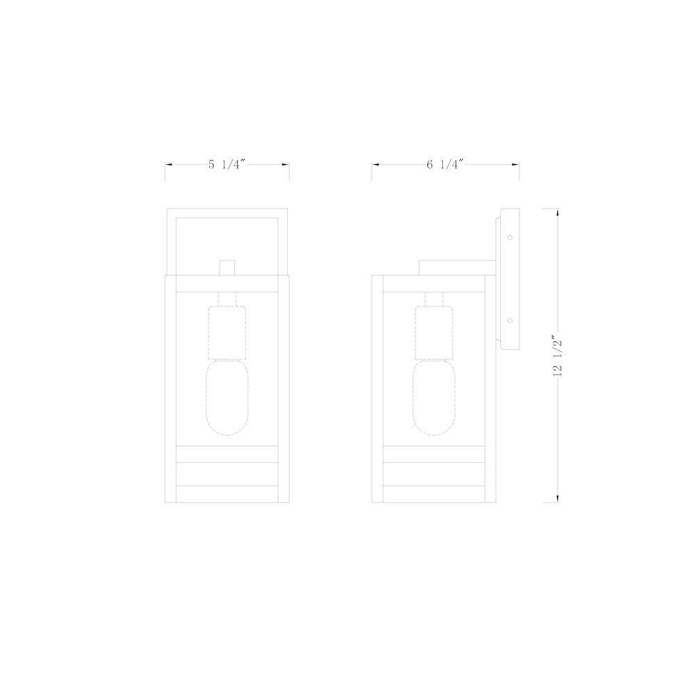 Z-Lite 1 Light Outdoor Wall Light. Picture 8