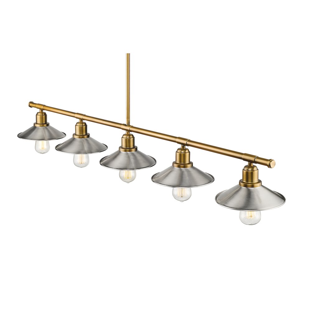 Z-Lite 5 Light Linear Chandelier. Picture 3