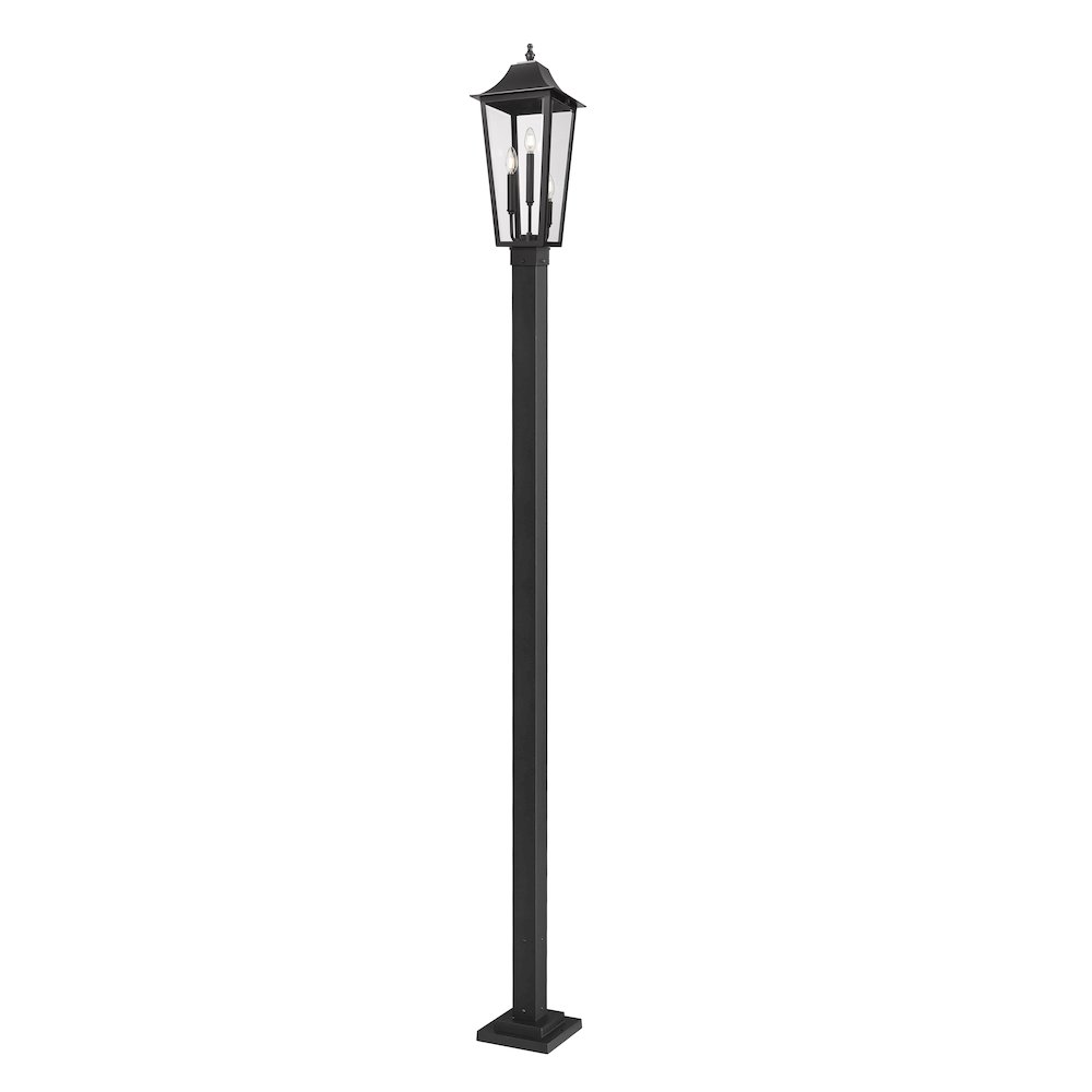 Z-Lite 3 Light Outdoor Post Mounted Fixture. Picture 1