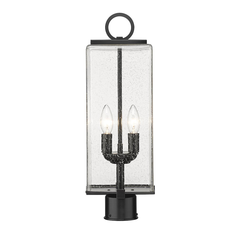 Z-Lite 2 Light Outdoor Post Mount Fixture. Picture 3