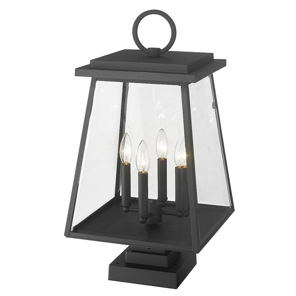 Z-Lite 4 Light Outdoor Pier Mounted Fixture. Picture 2