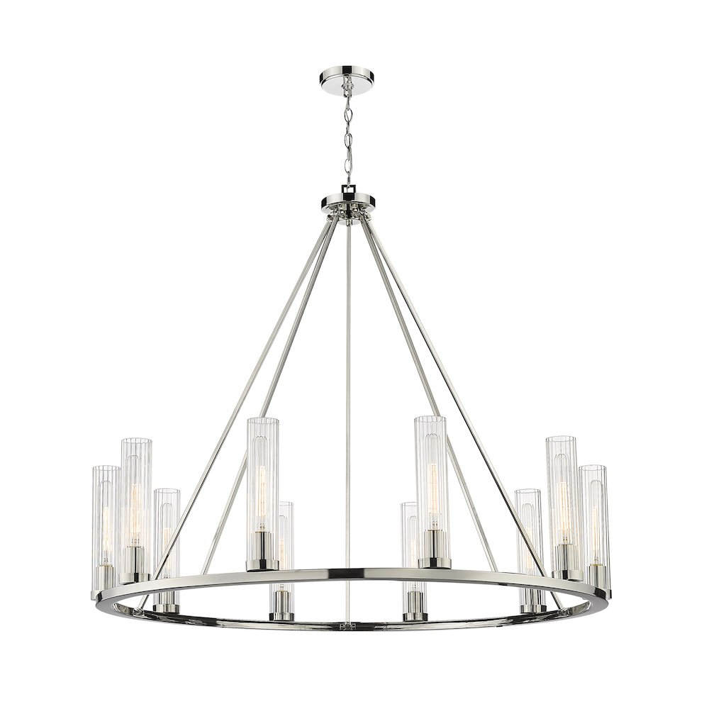 Z-Lite 10 Light Chandelier. Picture 1