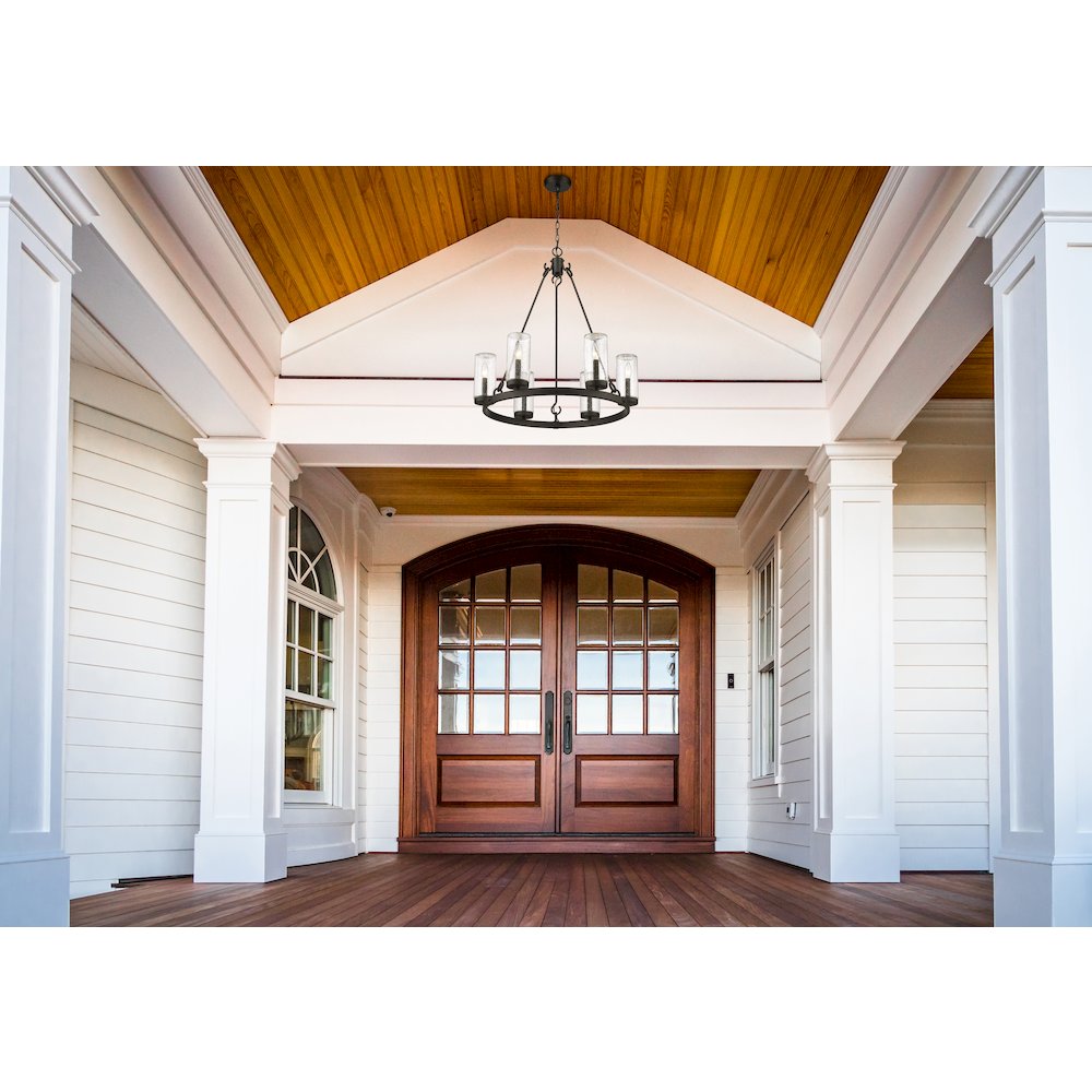 Z-Lite 6 Light Outdoor Chandelier. Picture 7