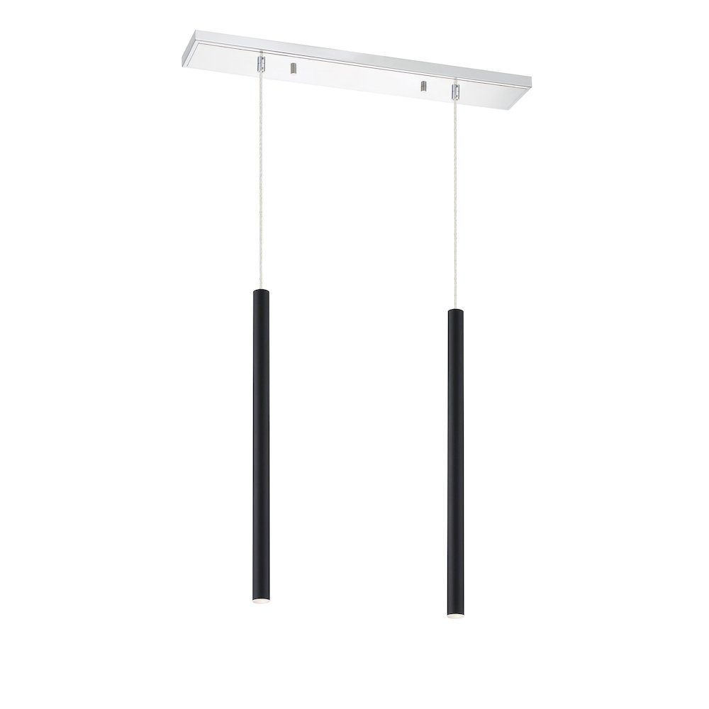 Z-Lite 2 Light Linear Chandelier. Picture 2