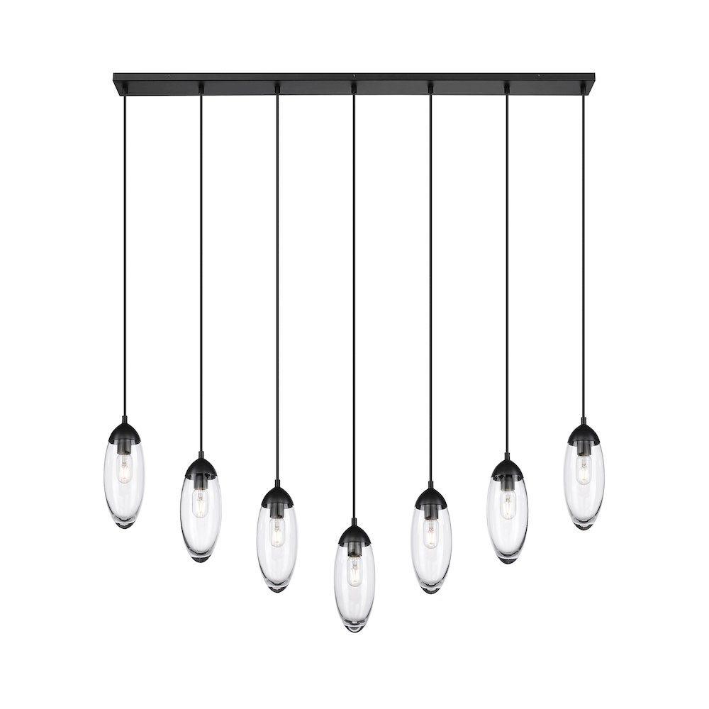 Z-Lite 7 Light Linear Chandelier. Picture 2