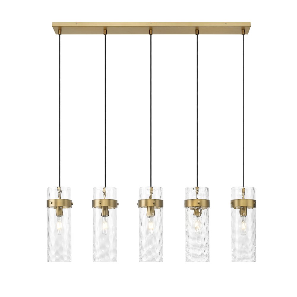 Z-Lite 5 Light Linear Chandelier. Picture 3