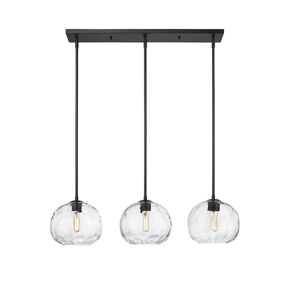 Z-Lite 3 Light Linear Chandelier. Picture 2
