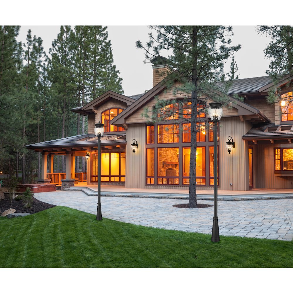 Z-Lite 4 Light Outdoor Post Mounted Fixture. Picture 7
