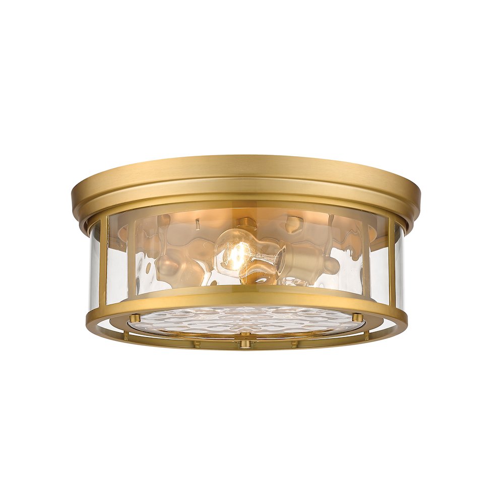 Z-Lite 3 Light Flush Mount. Picture 1