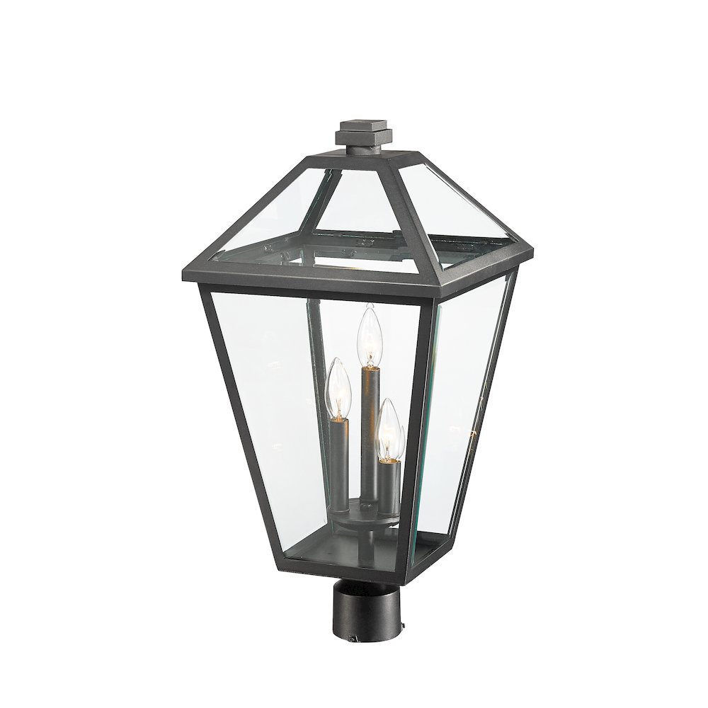 Z-Lite 3 Light Outdoor Post Mount Fixture. Picture 3
