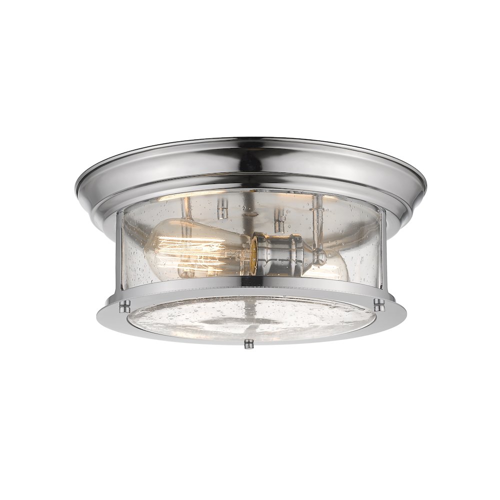 Z-Lite 2 Light Flush Mount. Picture 1
