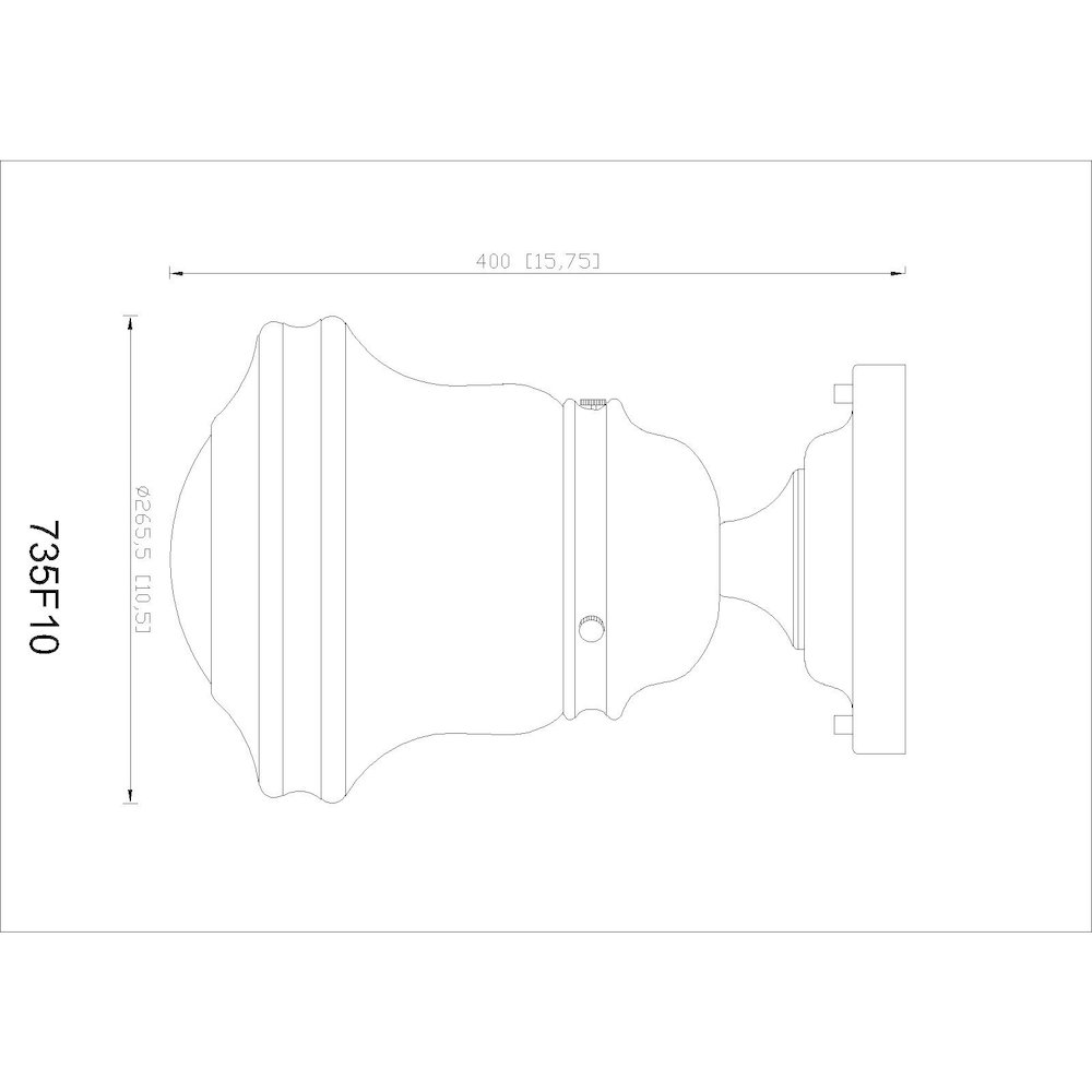 Z-Lite 1 Light Flush Mount. Picture 8