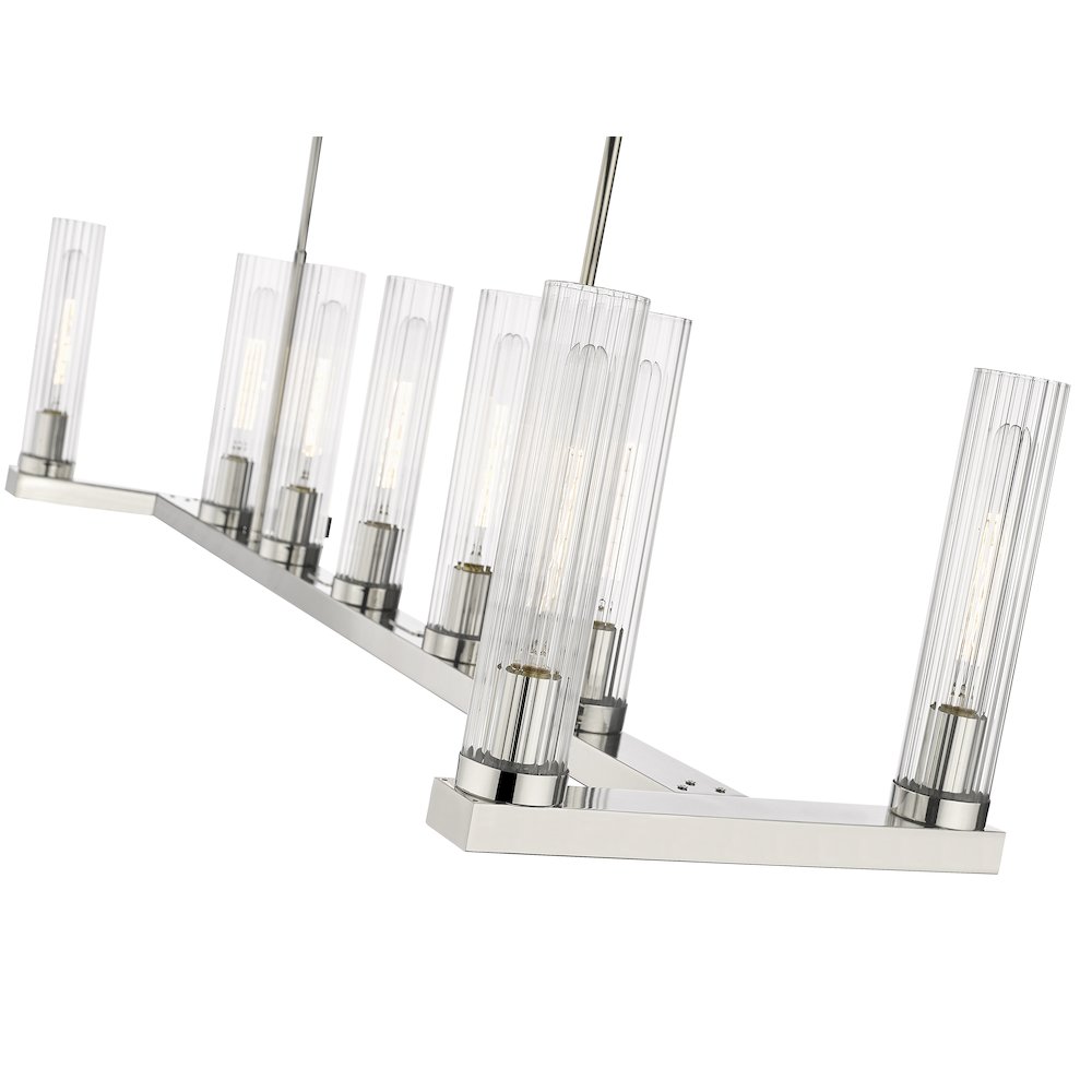 Z-Lite 9 Light Linear Chandelier. Picture 4