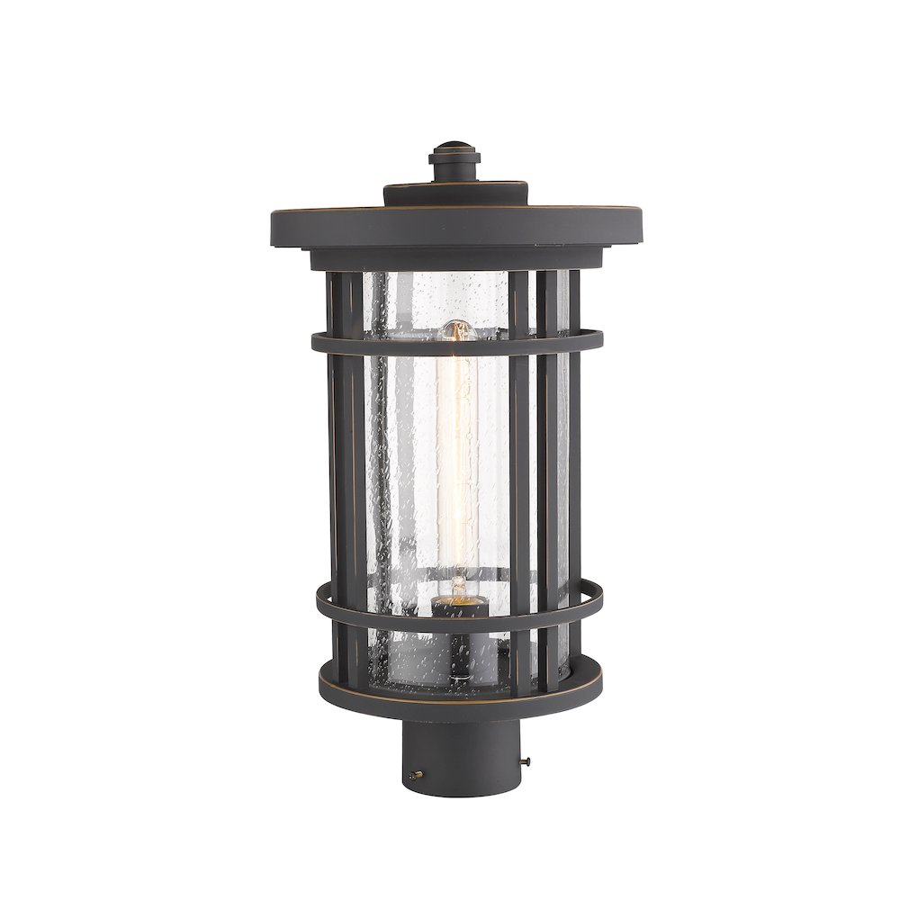 Z-Lite 1 Light Outdoor Post Mount Fixture. Picture 4