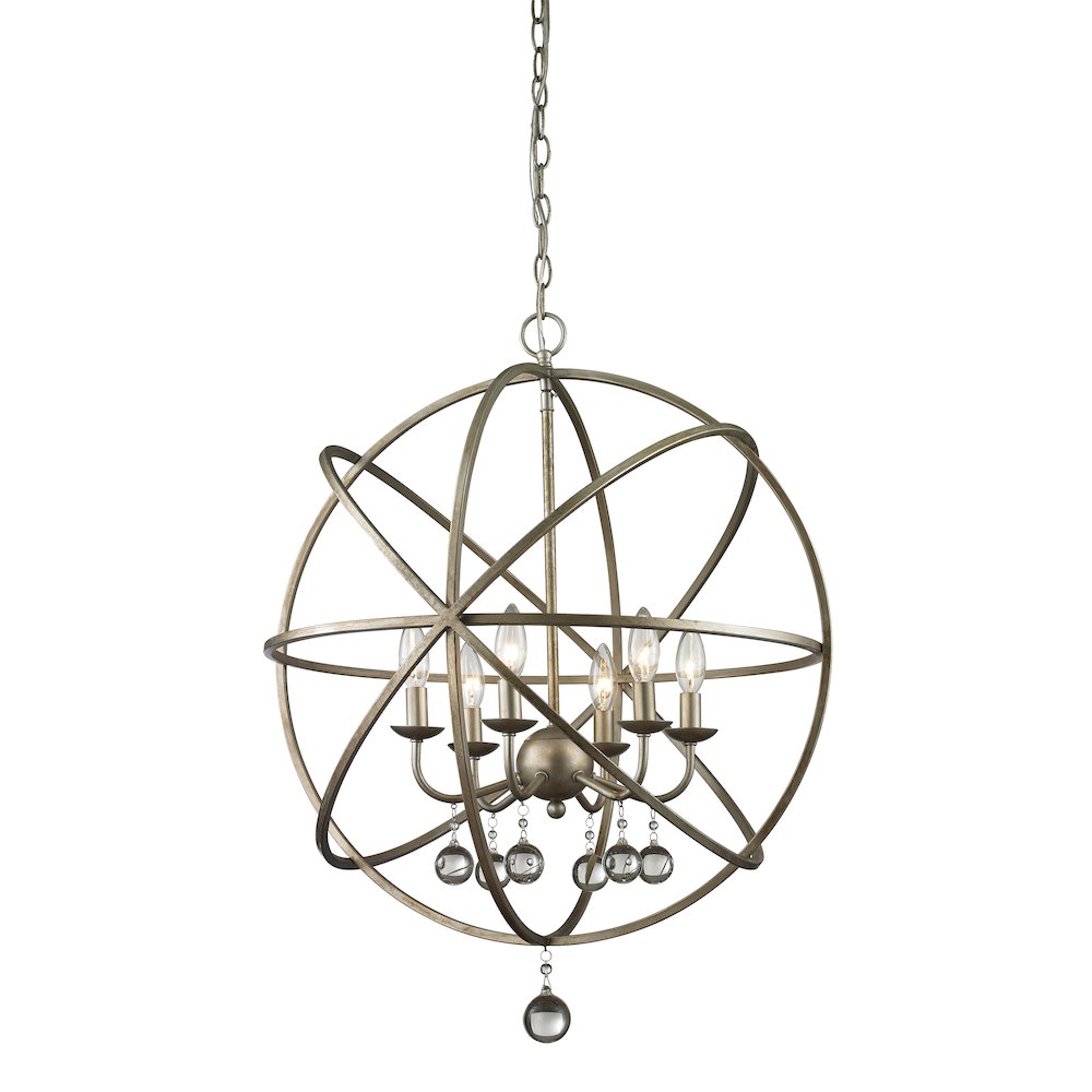 Z-Lite 6 Light Chandelier. Picture 1