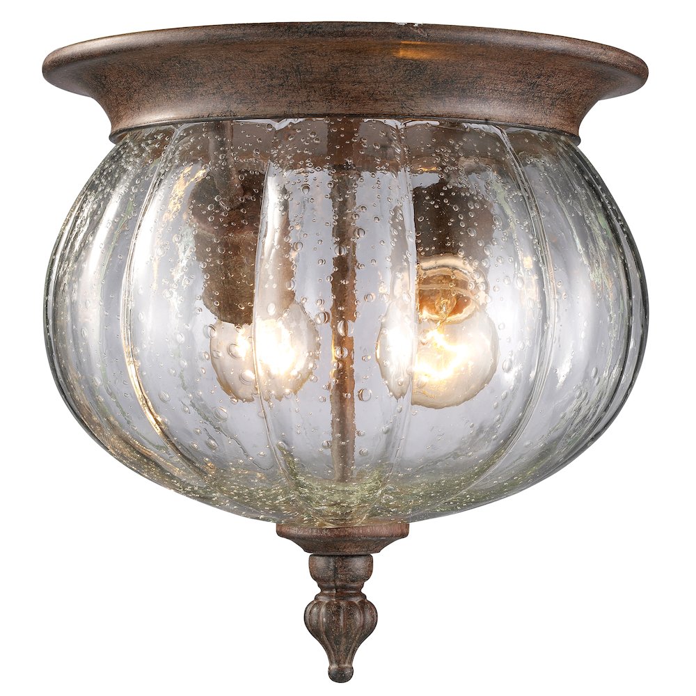 Z-Lite 2 Light Outdoor Flush Mount. Picture 1