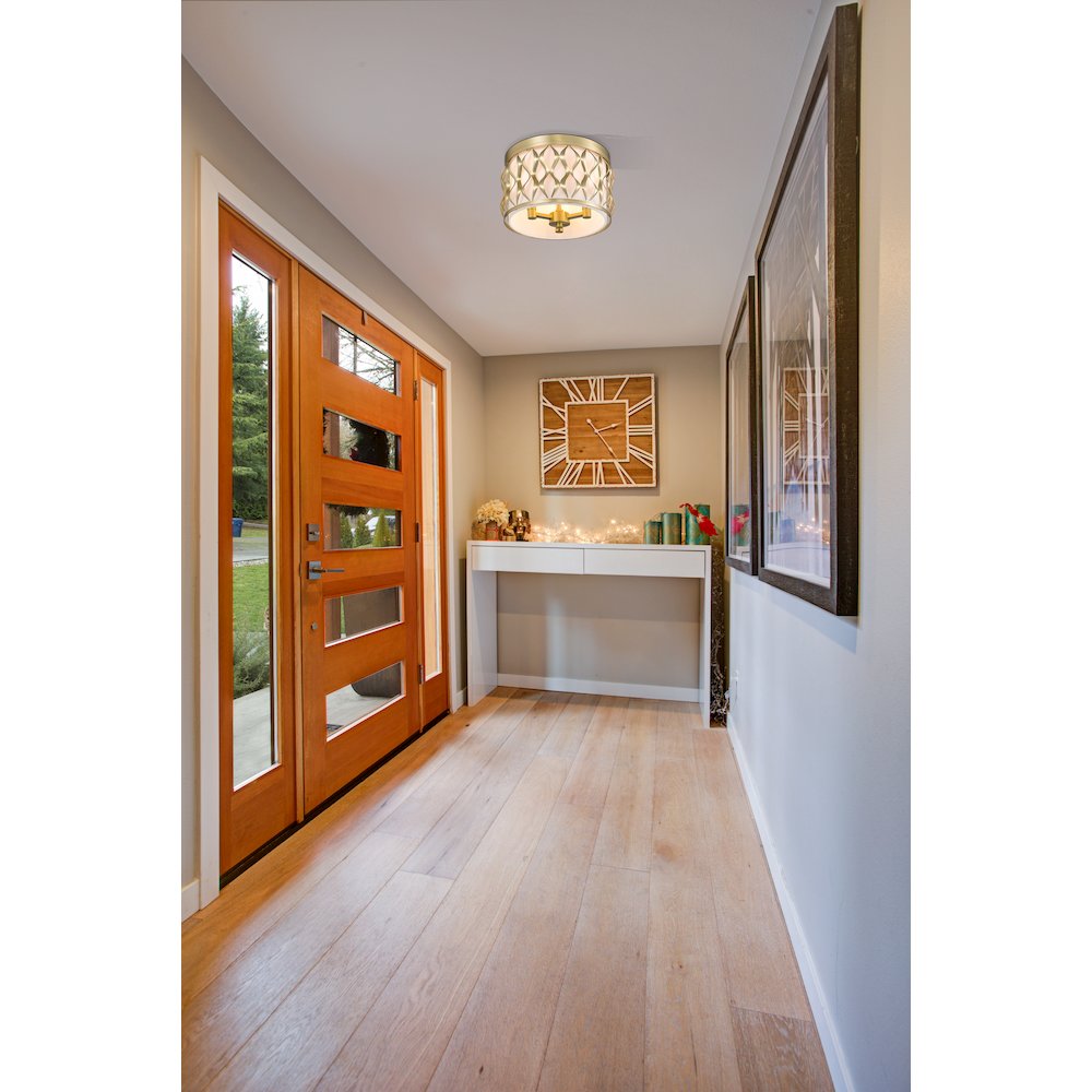 Z-Lite 3 Light Flush mount. Picture 6