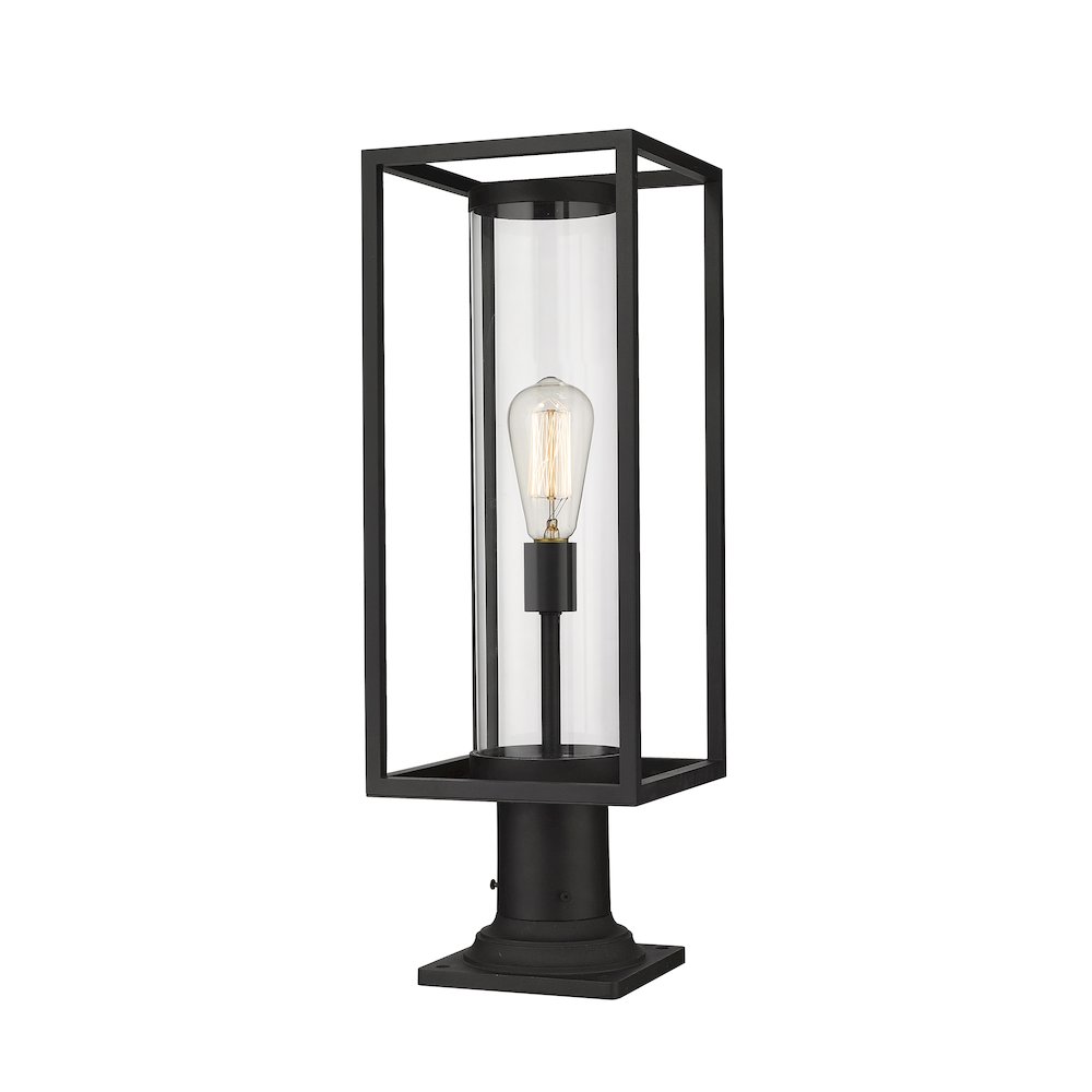 Z-Lite 1 Light Outdoor Pier Mounted Fixture. Picture 1