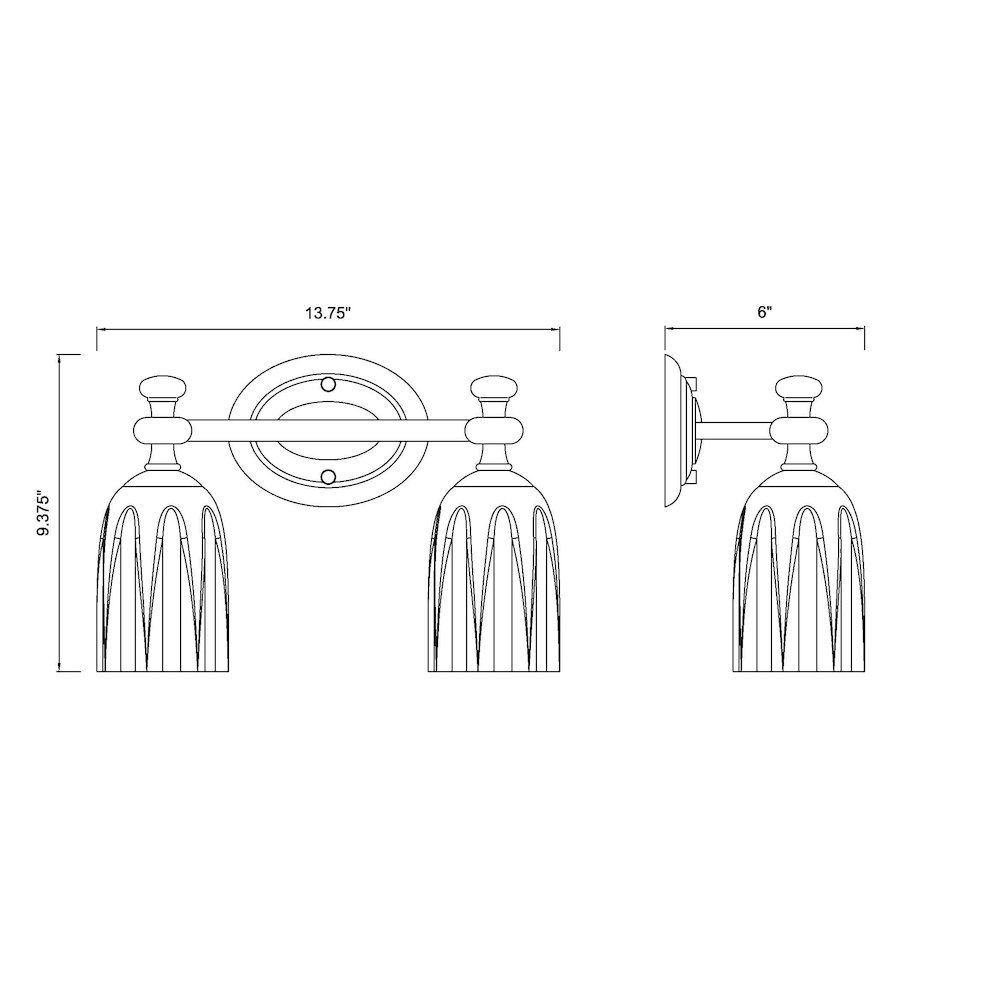 Z-Lite 2 Light Vanity. Picture 8