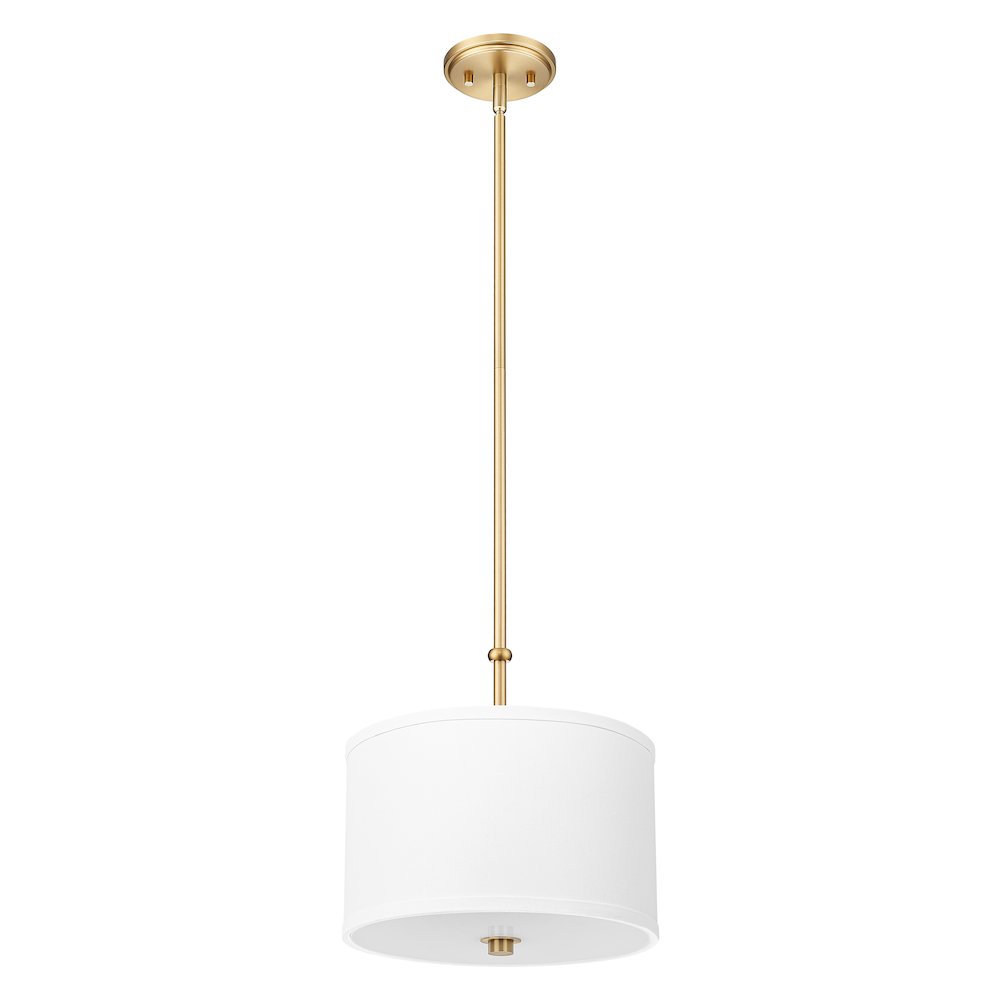 Z-Lite 1 Light Pendant, Modern Gold. Picture 7