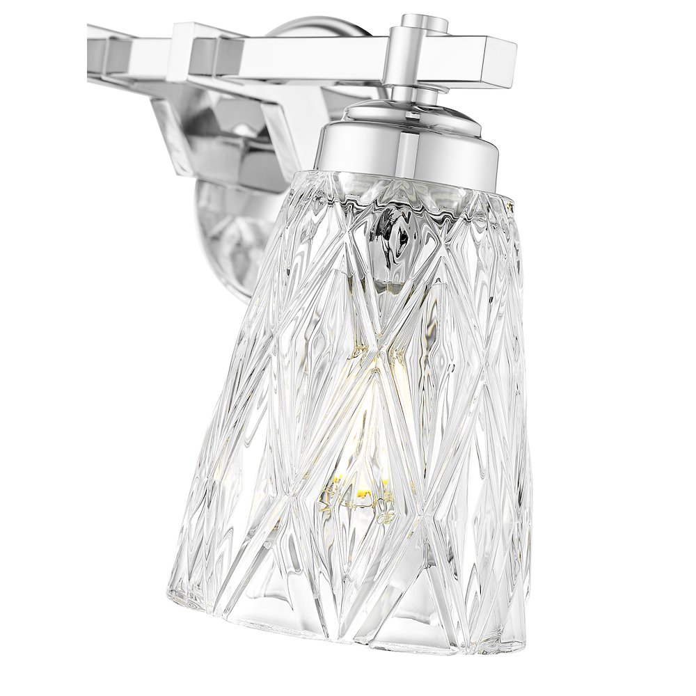 Z-Lite 2 Light Vanity, Chrome. Picture 4