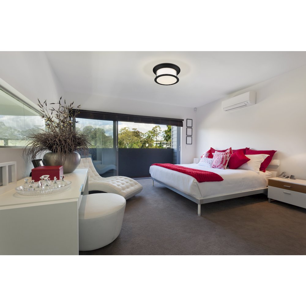 Z-Lite 3 Light Flush Mount. Picture 6