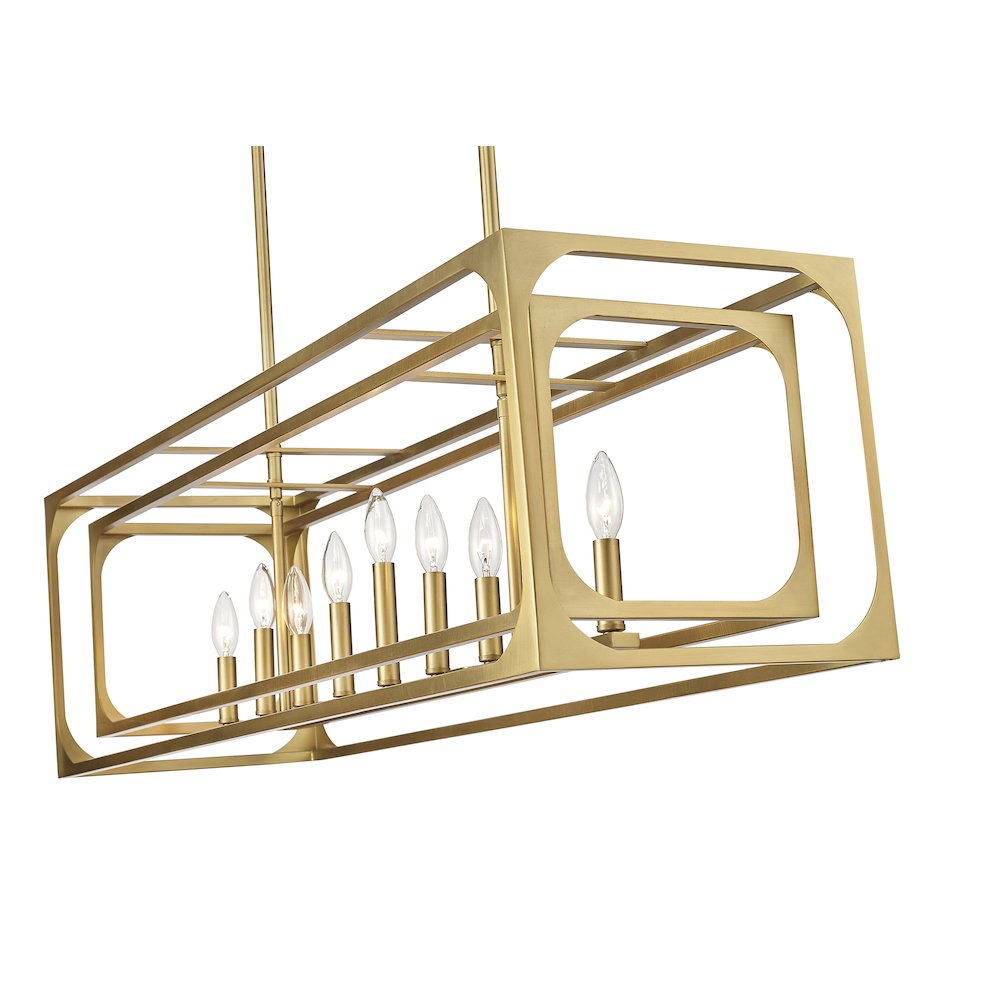 Z-Lite 9 Light Linear Chandelier. Picture 4