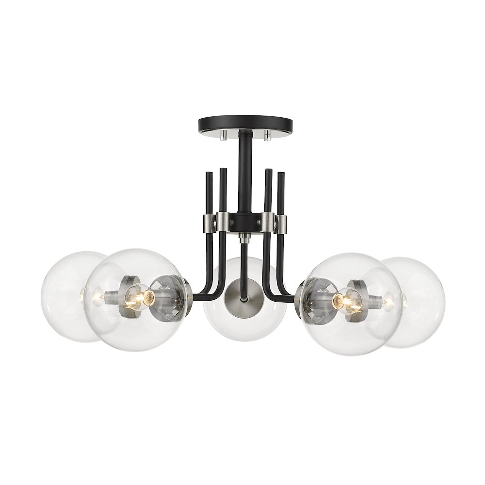 Z-Lite 5 Light Semi Flush Mount. Picture 2