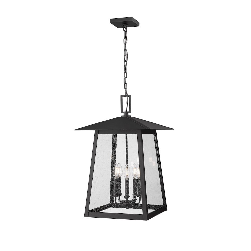Z-Lite 5 Light Outdoor Chain Mount Ceiling Fixture. Picture 1