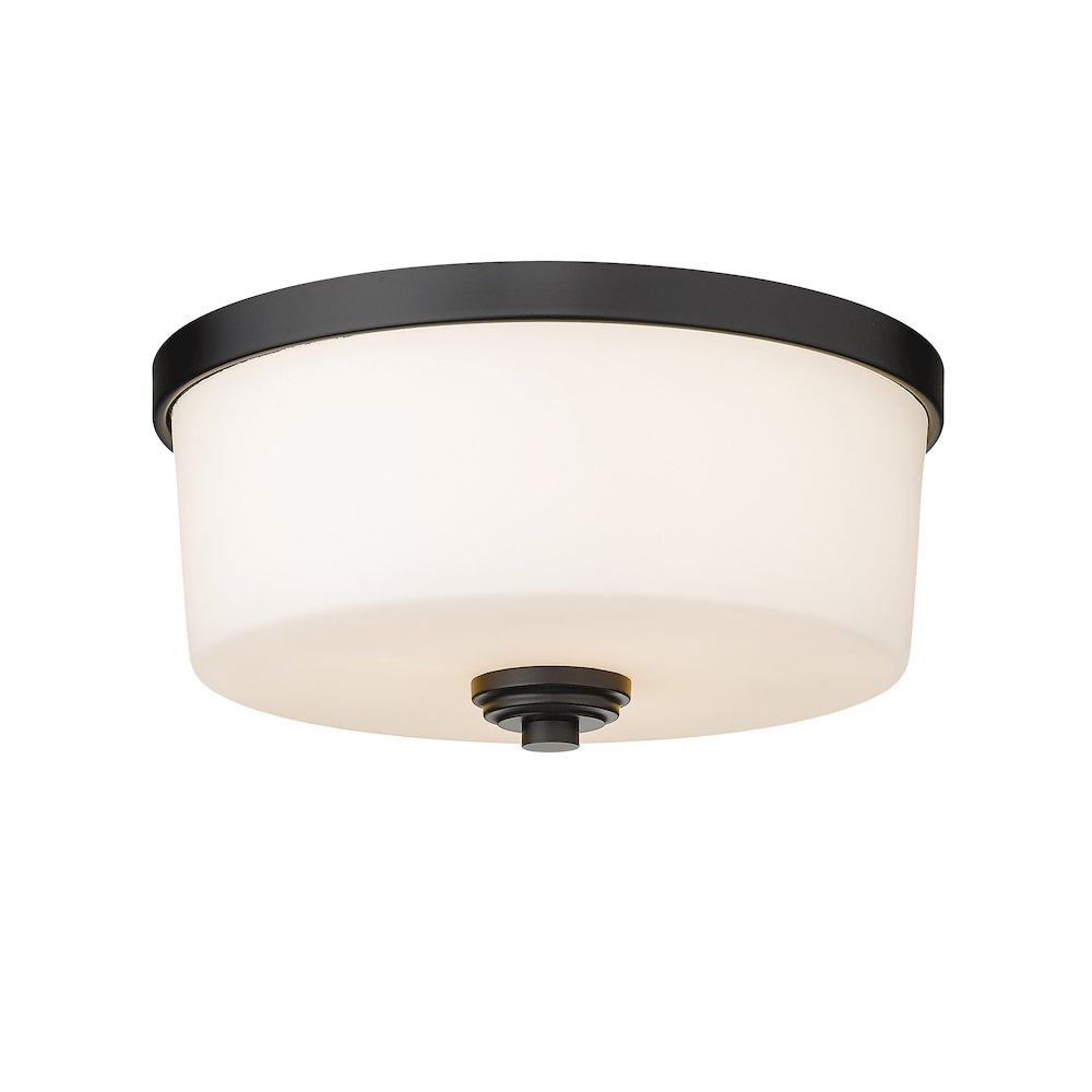Z-Lite 3 Light Flush Mount. Picture 1