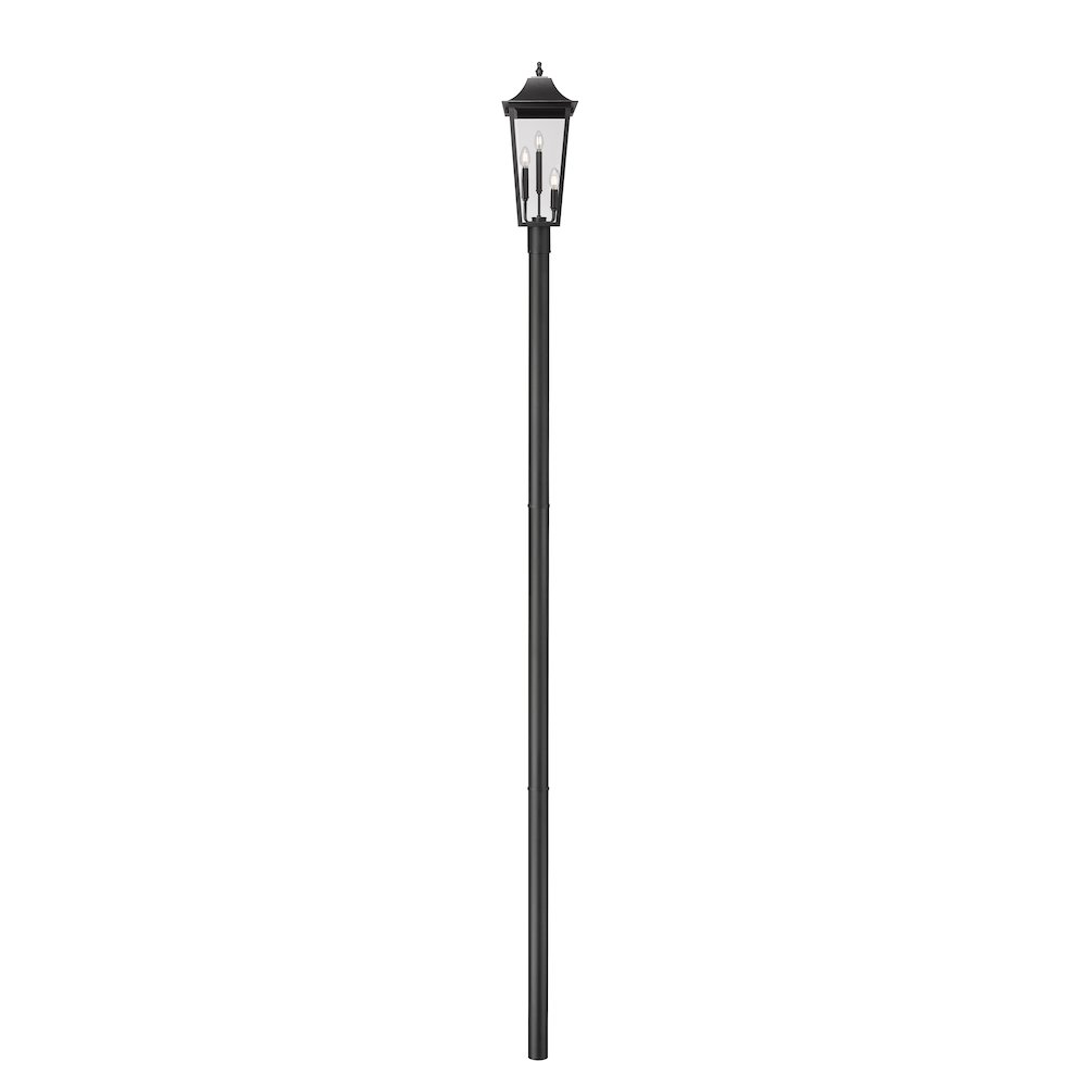 Z-Lite 3 Light Outdoor Post Mount Fixture. Picture 3